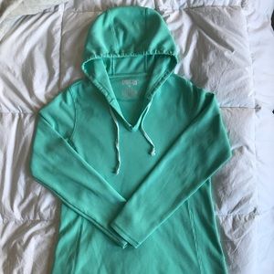 Duluth Trading Co. long sleeve waffle hoodie.